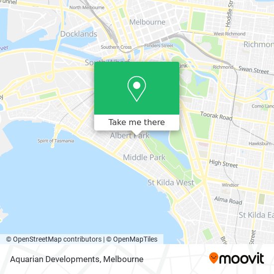 Aquarian Developments map