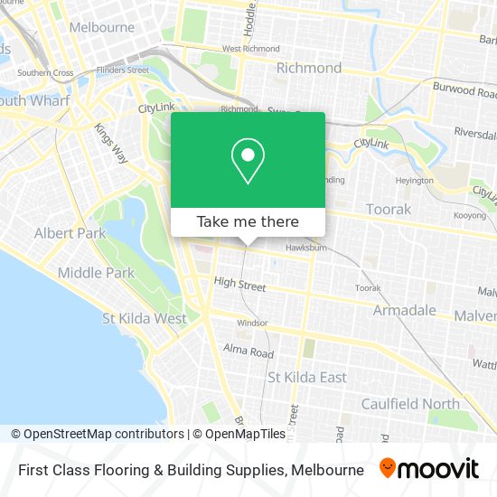 First Class Flooring & Building Supplies map