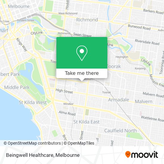 Mapa Beingwell Healthcare