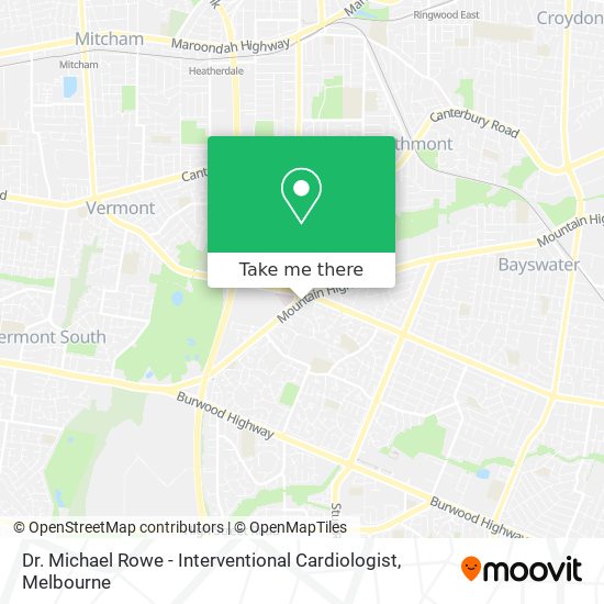 Dr. Michael Rowe - Interventional Cardiologist map