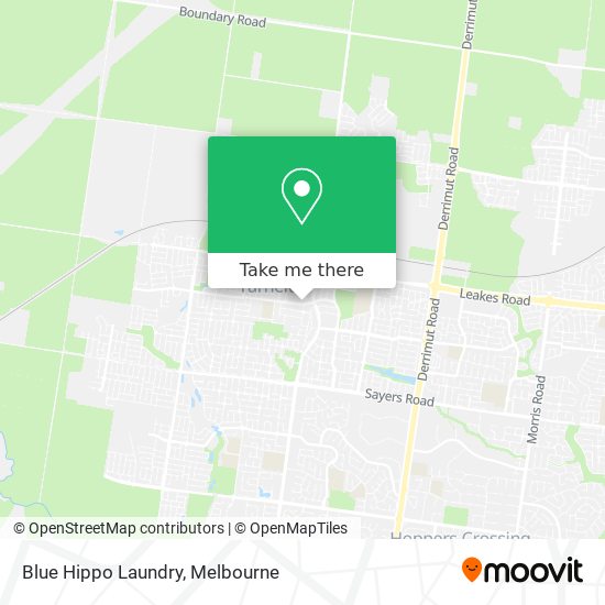 Blue Hippo Laundry map