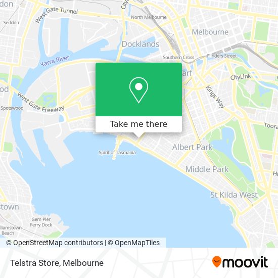 Mapa Telstra Store