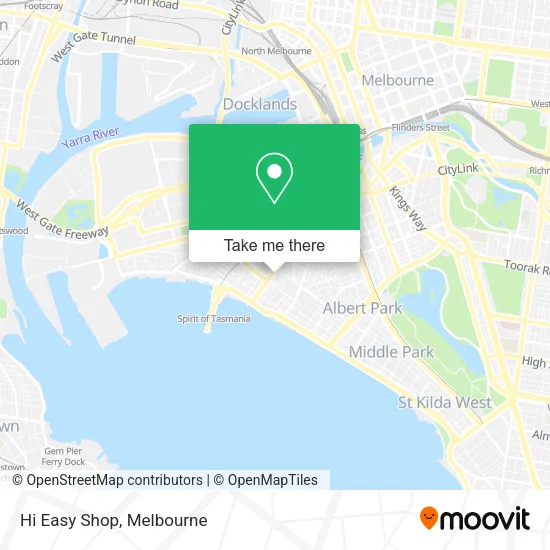 Hi Easy Shop map