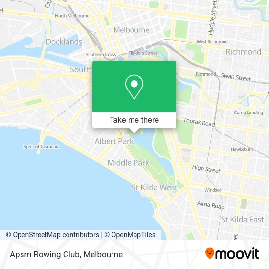 Apsm Rowing Club map