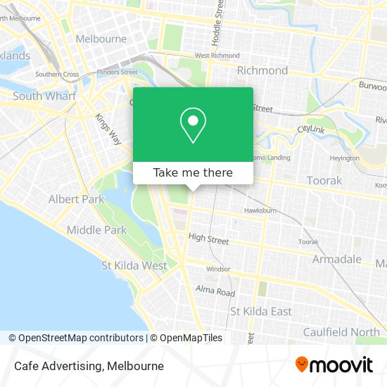 Cafe Advertising map
