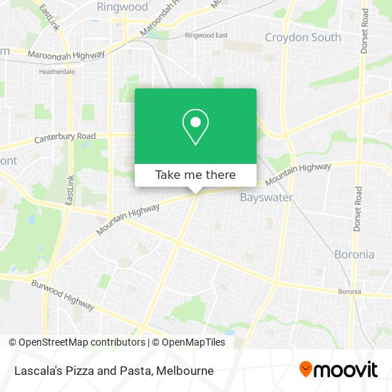 Lascala's Pizza and Pasta map