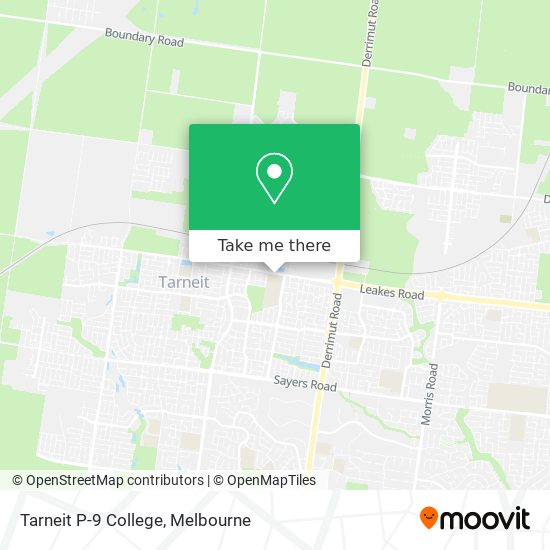 Tarneit P-9 College map