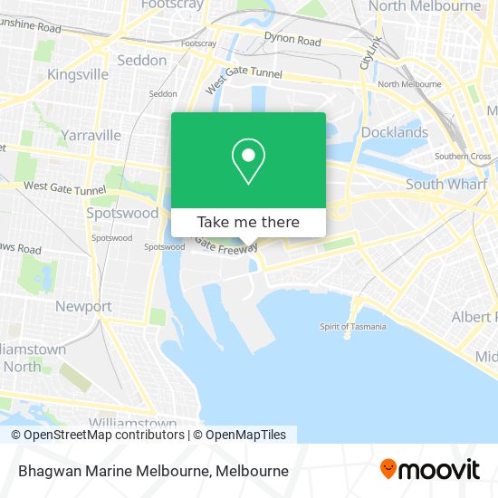 Bhagwan Marine Melbourne map