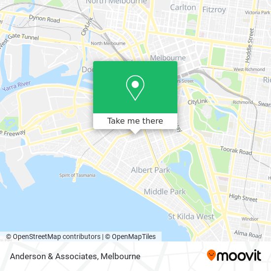 Anderson & Associates map