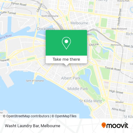 Washt Laundry Bar map