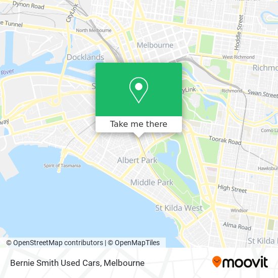 Bernie Smith Used Cars map