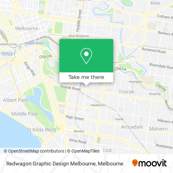 Mapa Redwagon Graphic Design Melbourne