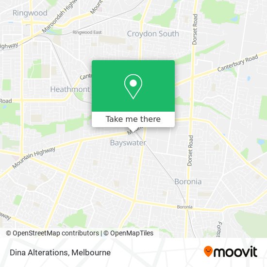 Dina Alterations map