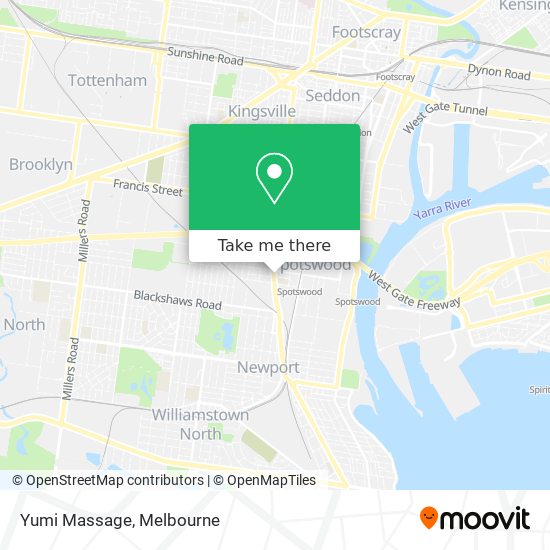 Yumi Massage map