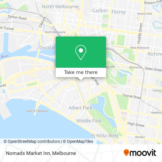 Nomads Market Inn map
