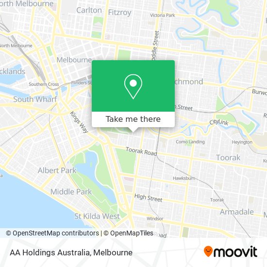 Mapa AA Holdings Australia