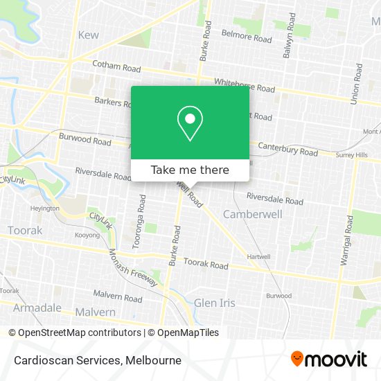 Cardioscan Services map