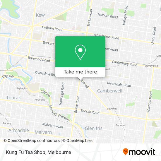 Kung Fu Tea Shop map