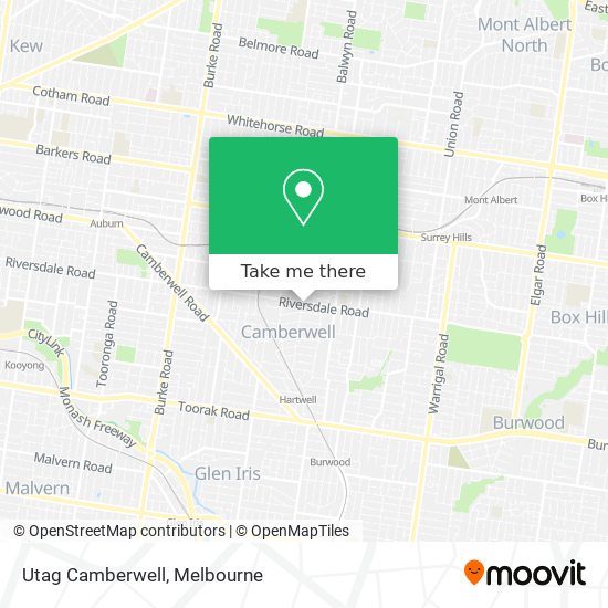 Utag Camberwell map