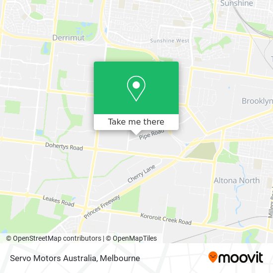 Mapa Servo Motors Australia