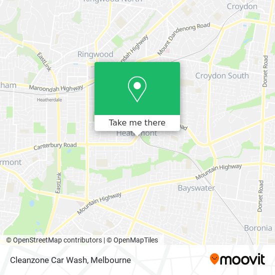 Cleanzone Car Wash map