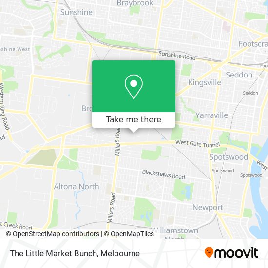 The Little Market Bunch map