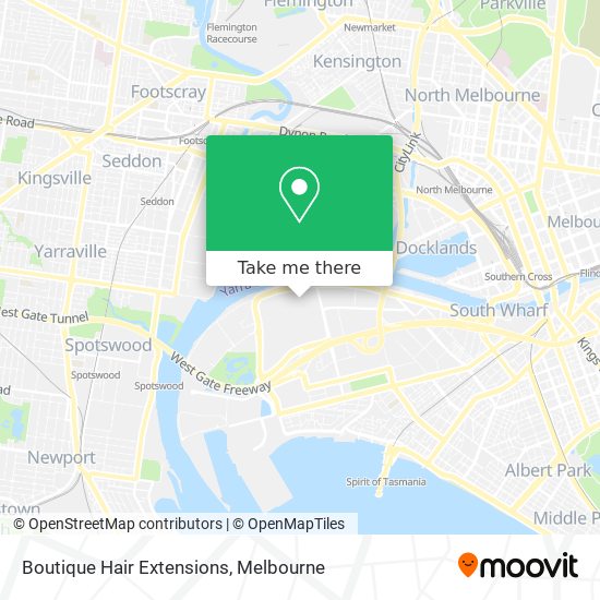 Boutique Hair Extensions map