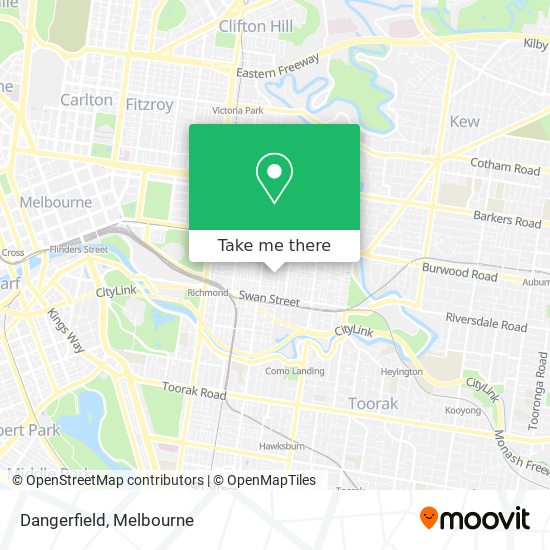 Dangerfield map