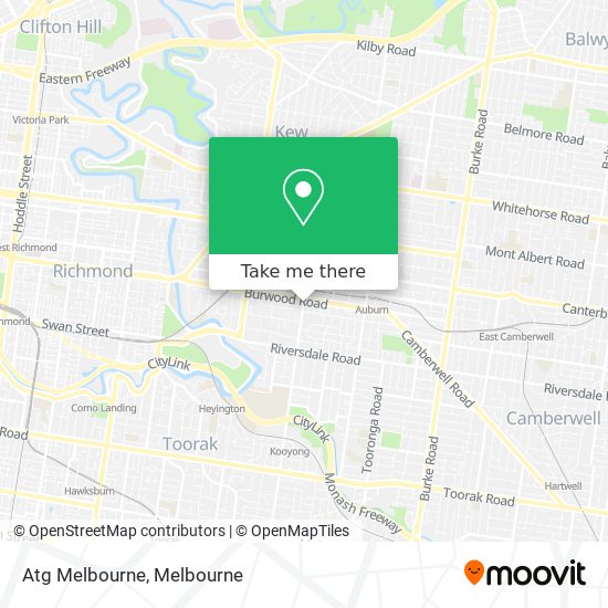 Atg Melbourne map