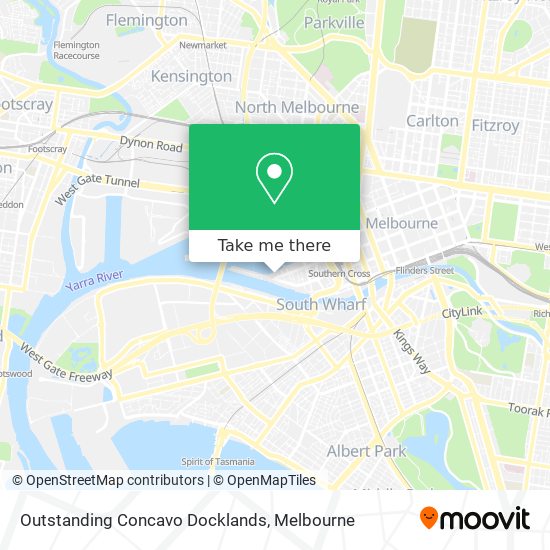 Mapa Outstanding Concavo Docklands