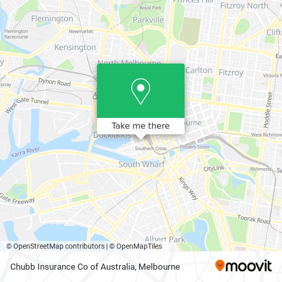 Mapa Chubb Insurance Co of Australia