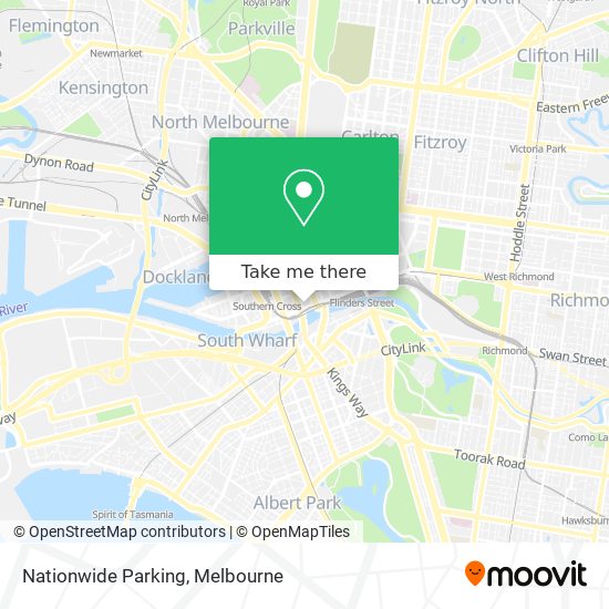Nationwide Parking map