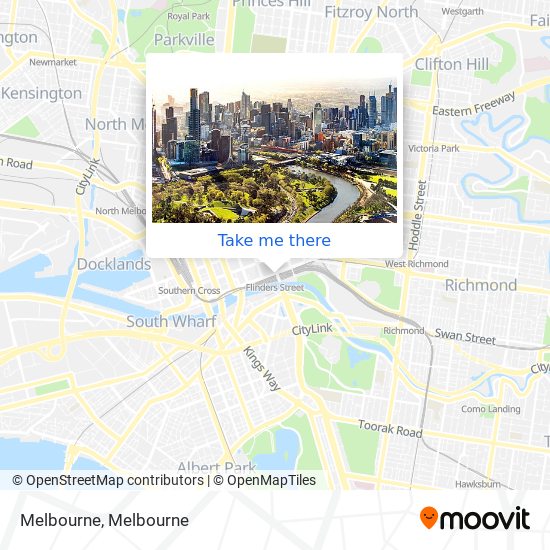 Melbourne map