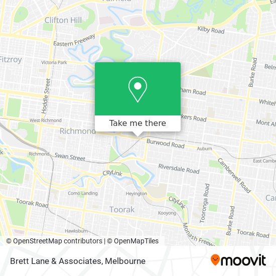 Brett Lane & Associates map