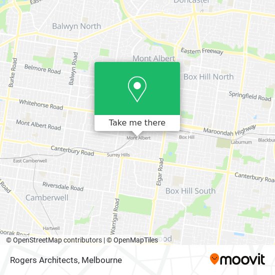 Rogers Architects map