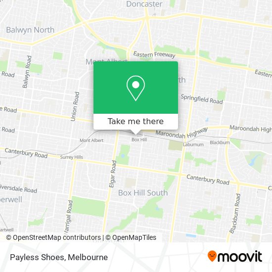 Payless Shoes map