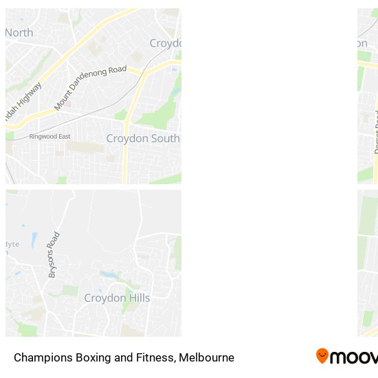 Champions Boxing and Fitness map