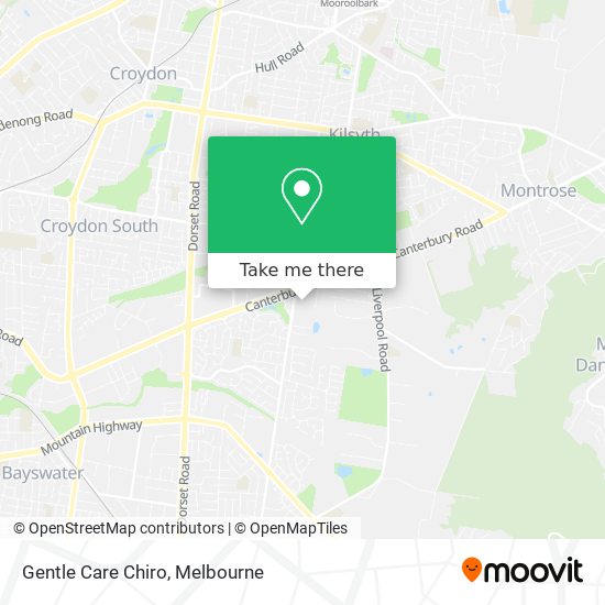 Gentle Care Chiro map