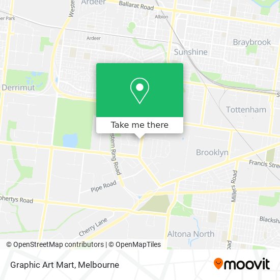 Graphic Art Mart map