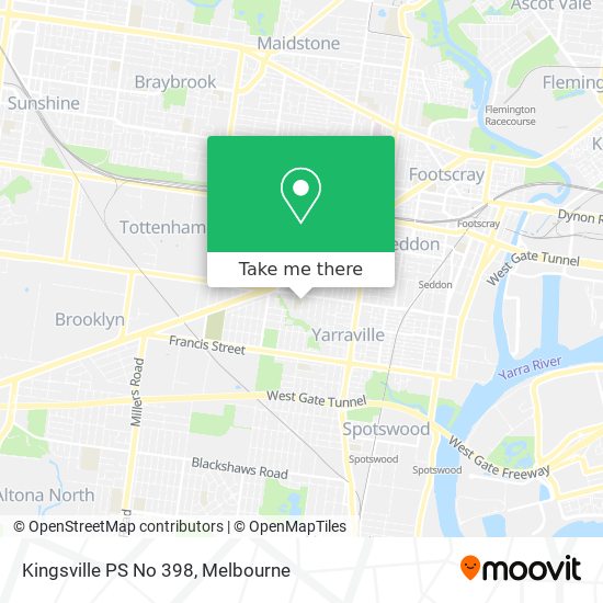 Kingsville PS No 398 map