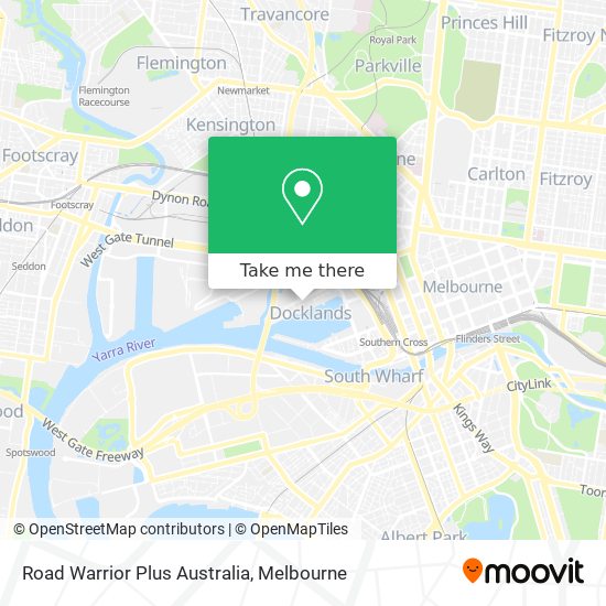 Mapa Road Warrior Plus Australia