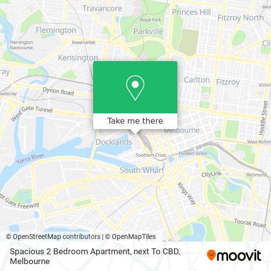 Spacious 2 Bedroom Apartment, next To CBD map