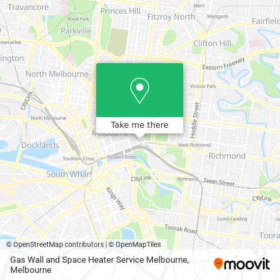 Gas Wall and Space Heater Service Melbourne map