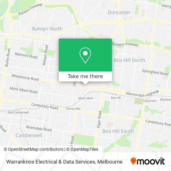 Warranknox Electrical & Data Services map