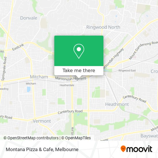 Montana Pizza & Cafe map