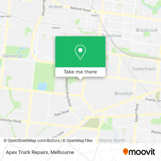 Apex Truck Repairs map