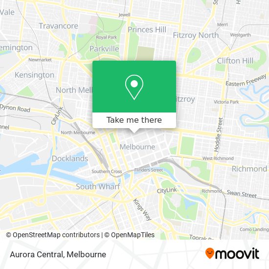 Aurora Central map