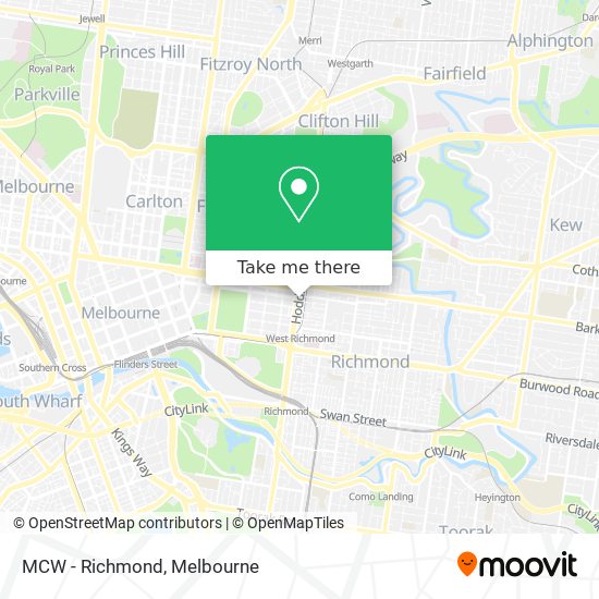 Mapa MCW - Richmond