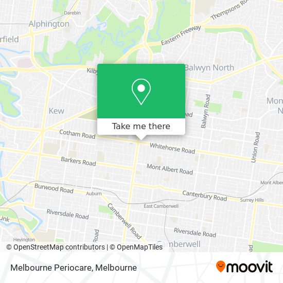 Melbourne Periocare map