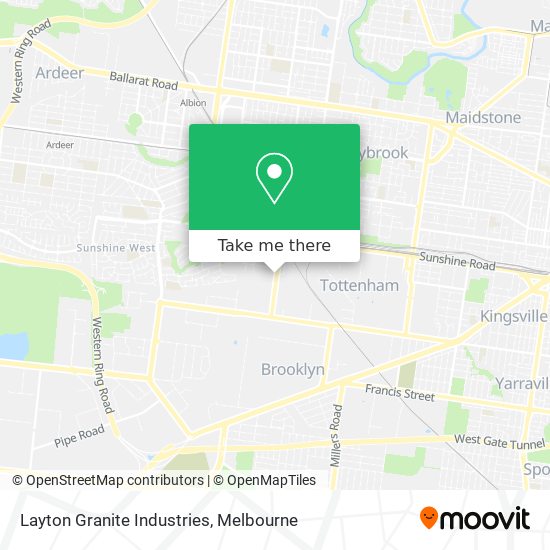 Layton Granite Industries map